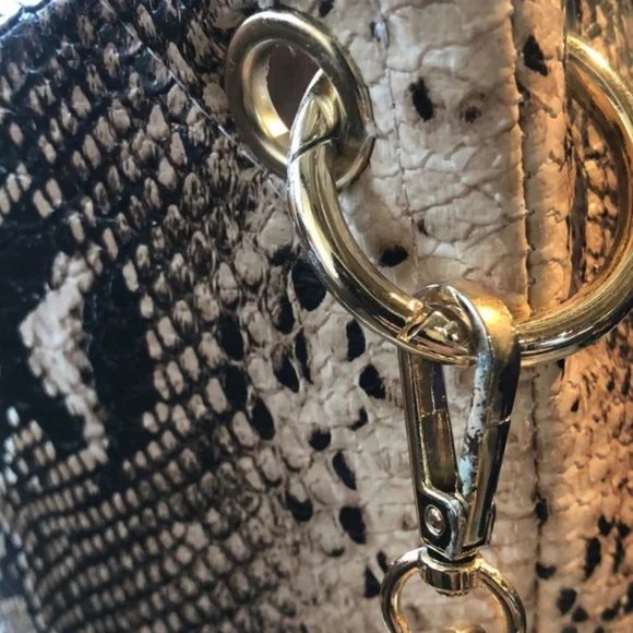 Michael Michael Kors Uptown Astor Natural Snakeskin Large Shoulder Tote - Picture 10 of 13